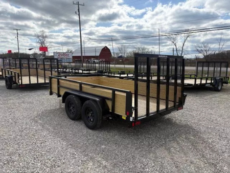 New 2025 Sure-Trac 7x12 7K 3-Board Utility Trailer