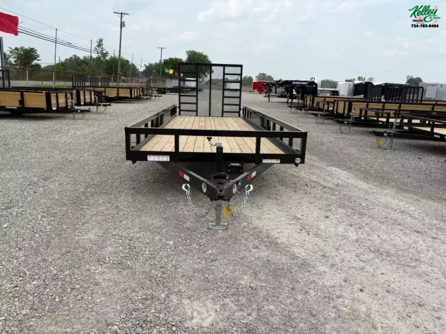 New 2025 Sure-Trac 7x22 10K Tube Top Utility Trailer