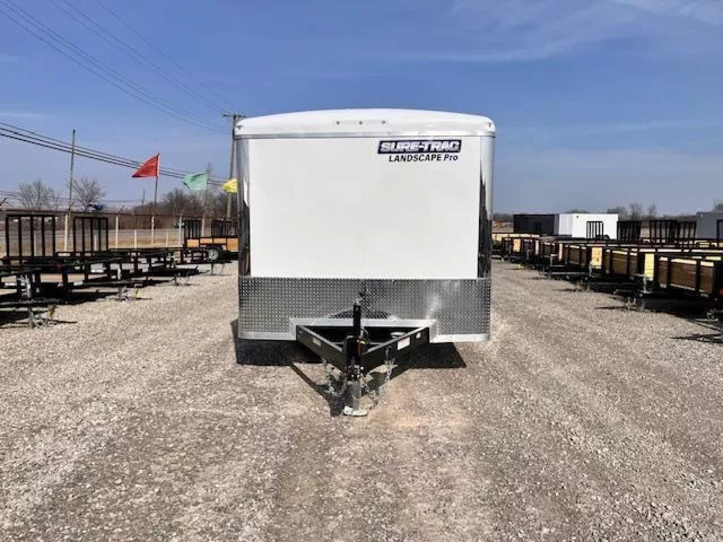 New 2025 Sure-Trac 8.5 x 20 Landscape Pro Enclosed Round Top Cargo Trailer  10K