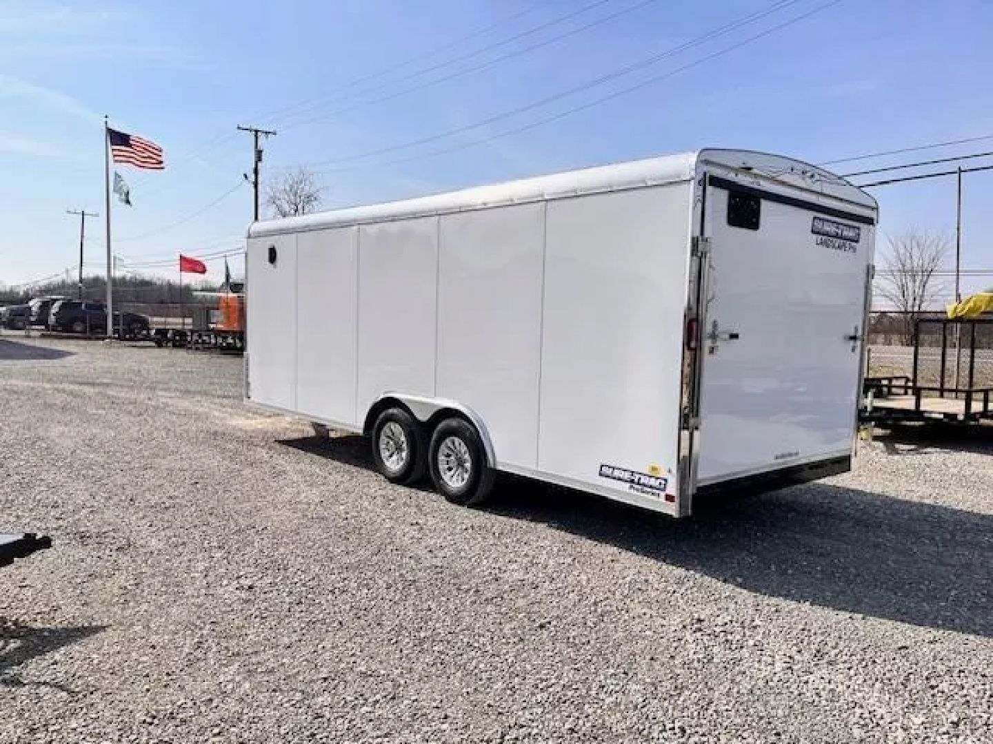 New 2025 Sure-Trac 8.5 x 20 Landscape Pro Enclosed Round Top Cargo Trailer  10K