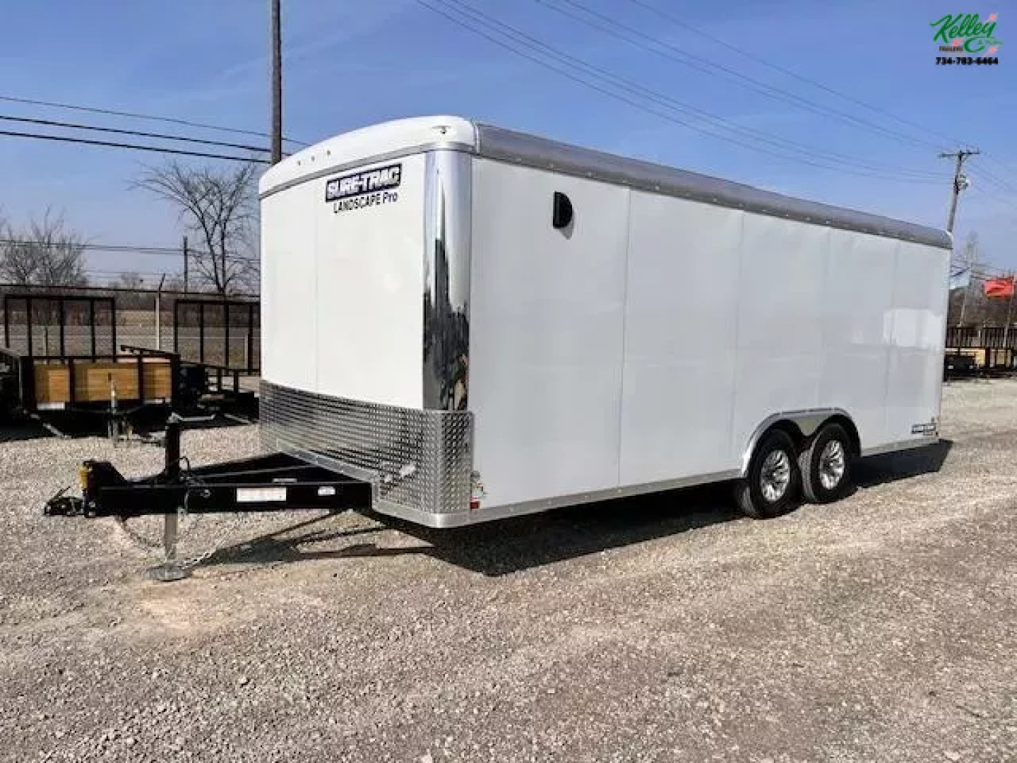 New 2025 Sure-Trac 8.5 x 20 Landscape Pro Enclosed Round Top Cargo Trailer  10K