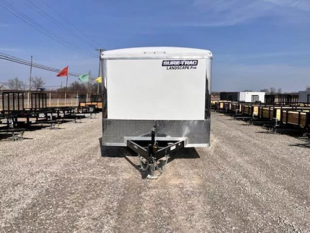 New 2025 Sure-Trac 8.5 x 20 Landscape Pro Enclosed Round Top Cargo Trailer  10K