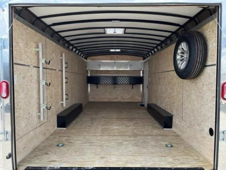 New 2025 Sure-Trac 8.5 x 20 Landscape Pro Enclosed Round Top Cargo Trailer  10K