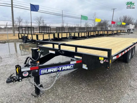 New 2025 Sure-Trac 8.5x20 Standard Duty Flat Deck Deckover 15K