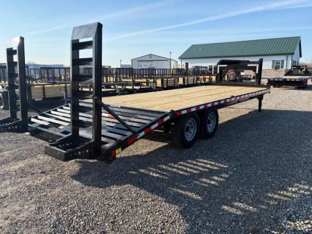 New 2025 8.5x20+4 Standard Duty Gooseneck Beavertail Deckover Trailer 15K