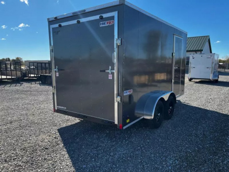 New 2026 Bravo Trailers 7x14 7K Hero Enclosed Trailer