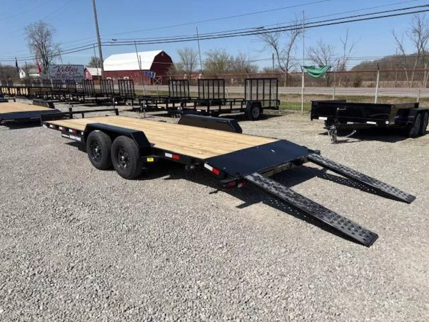New 2026 Sure-Trac 7x20 10K Wood Deck Car Hauler