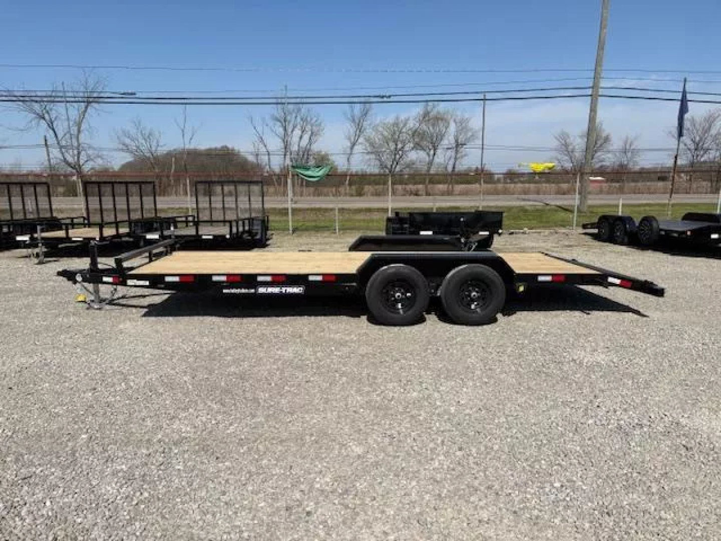 New 2026 Sure-Trac 7x20 10K Wood Deck Car Hauler