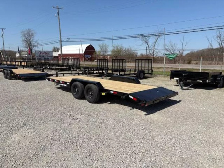 New 2026 Sure-Trac 7x20 10K Wood Deck Car Hauler