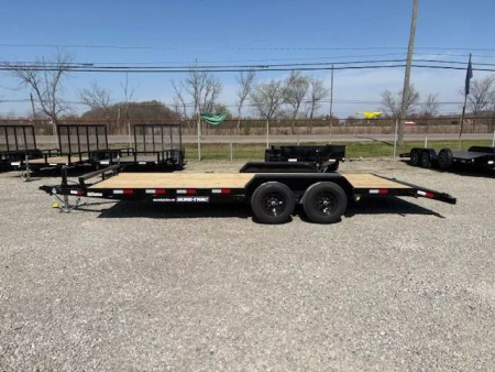 New 2026 Sure-Trac 7x20 10K Wood Deck Car Hauler