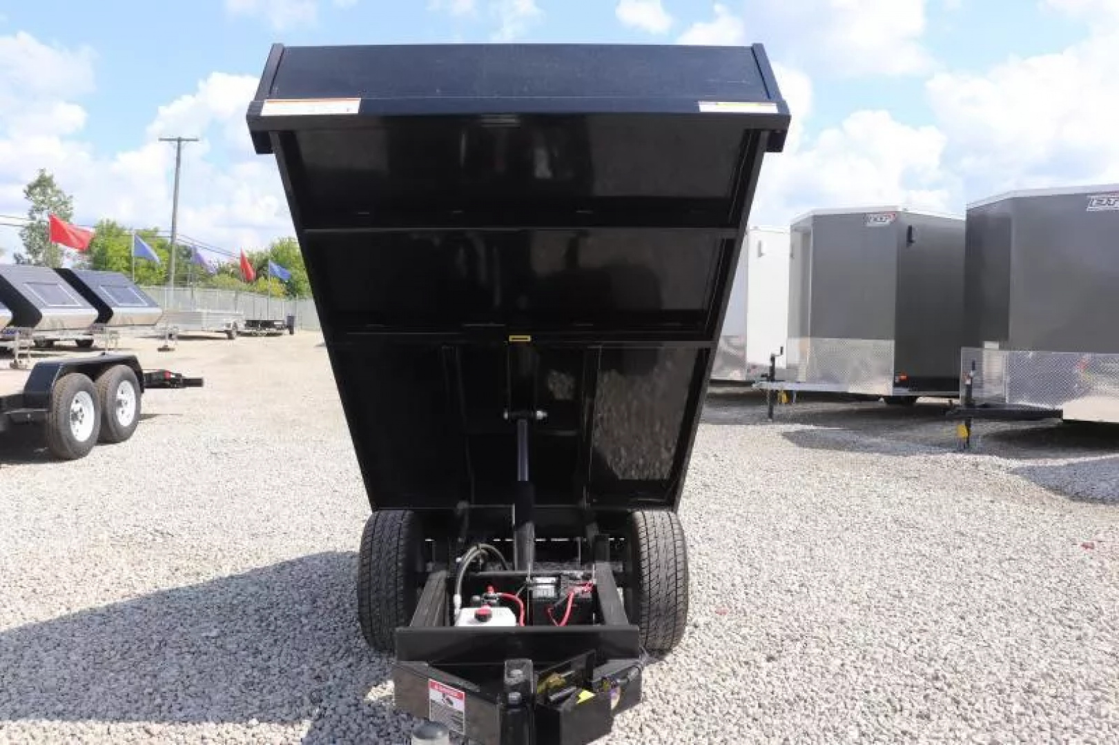 New 2025 Sure-Trac 4.5x8 Utility Dump Trailer