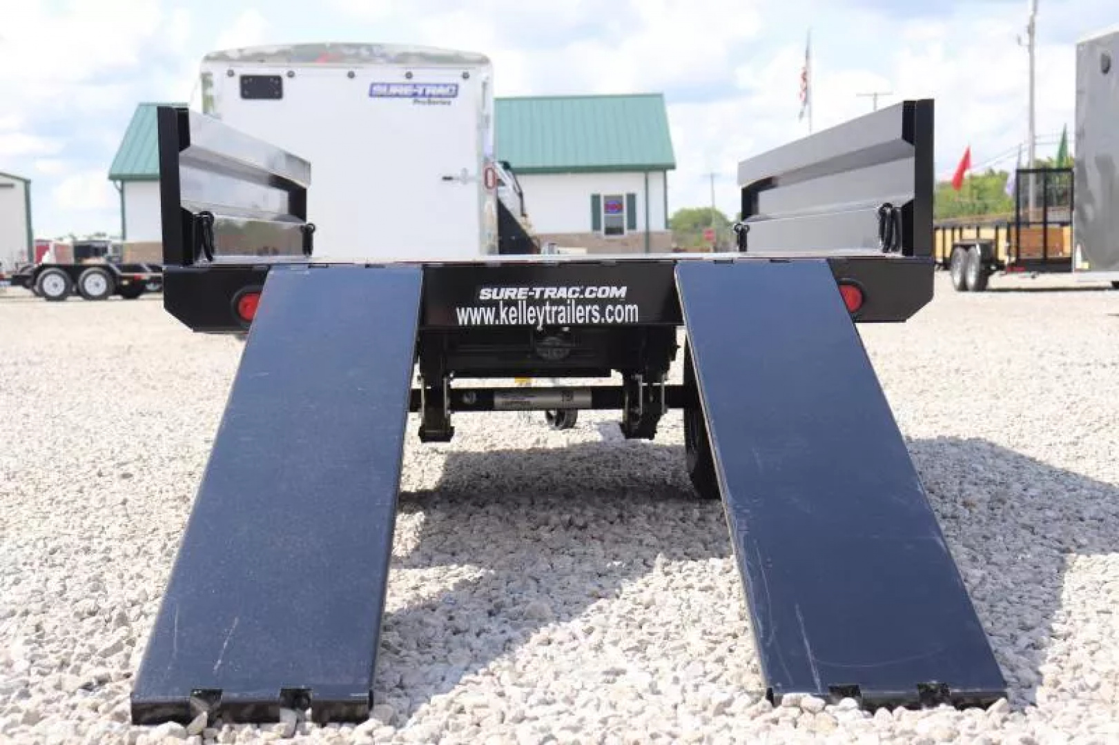 New 2025 Sure-Trac 4.5x8 Utility Dump Trailer