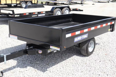 New 2025 Sure-Trac 4.5x8 Utility Dump Trailer