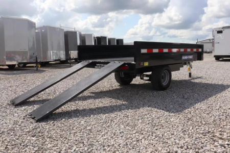 New 2025 Sure-Trac 4.5x8 Utility Dump Trailer