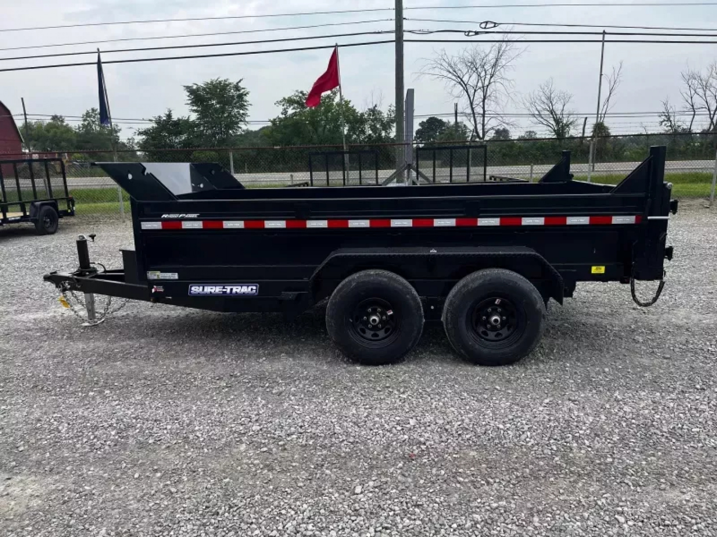 New 2025 Sure-Trac 72"x12 10K Single Ram Dump Trailer