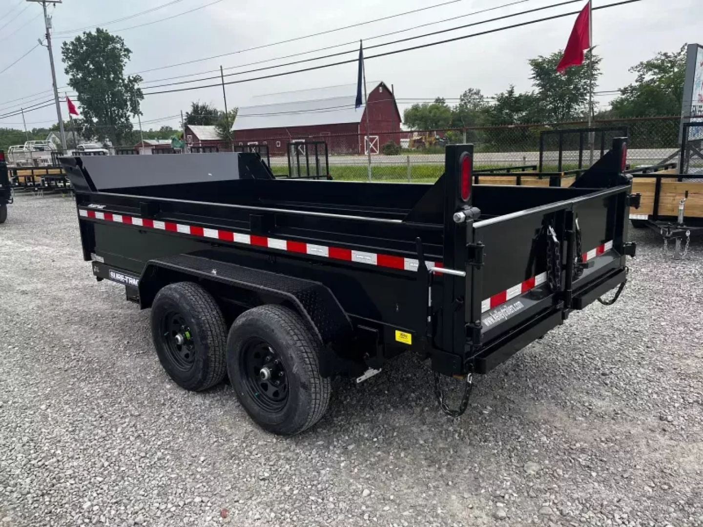 New 2025 Sure-Trac 72"x12 10K Single Ram Dump Trailer