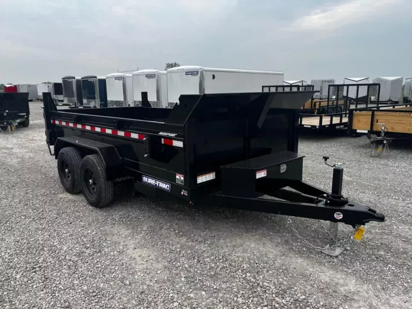 New 2025 Sure-Trac 72 x12 10K Single Ram Dump Trailer