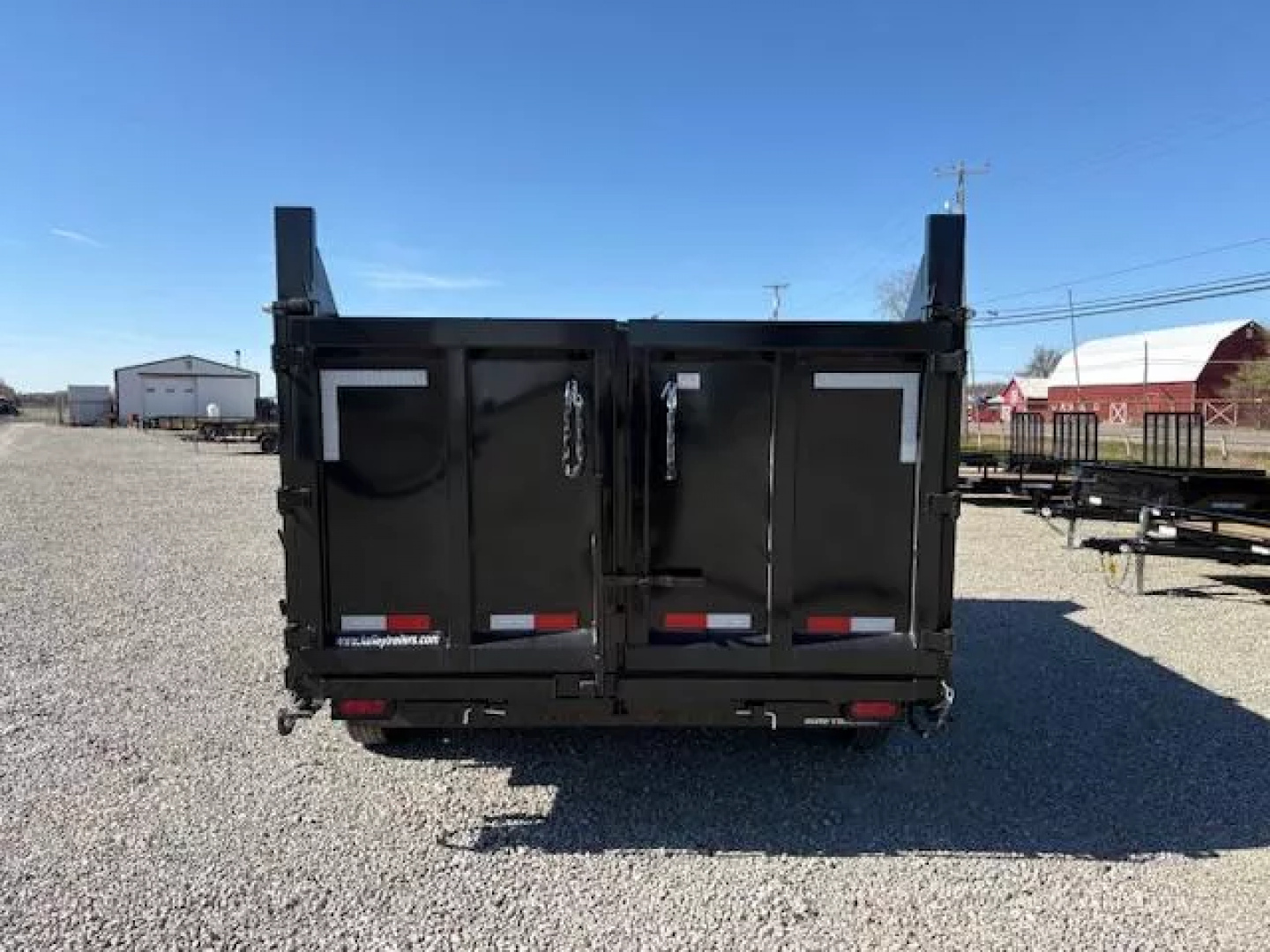 New 2025 Sure-Trac 82"x14 HD Low Profile Dump Trailer w/ 4 Ft. Sides  14K Telescopic