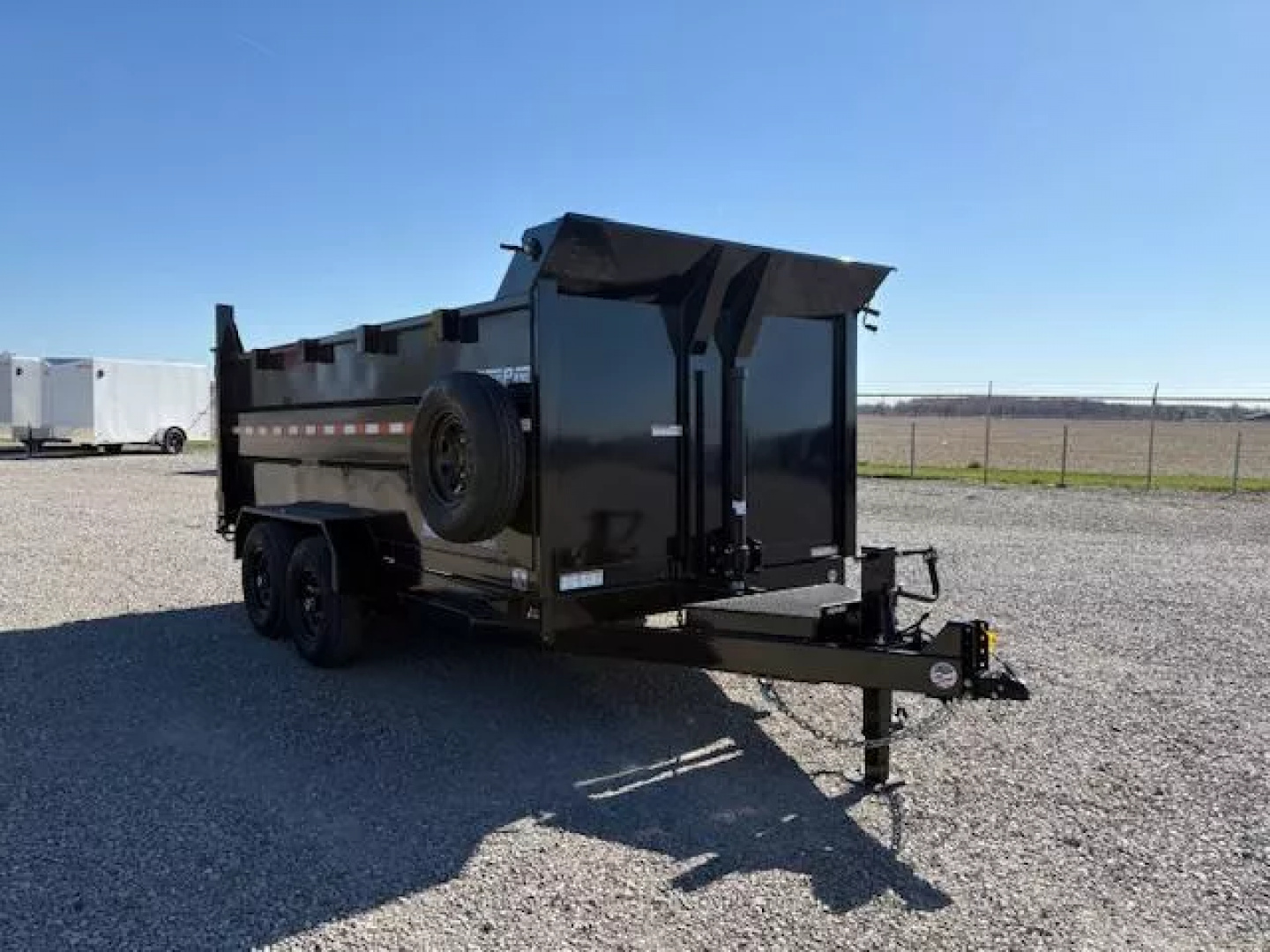 New 2025 Sure-Trac 82"x14 HD Low Profile Dump Trailer w/ 4 Ft. Sides  14K Telescopic