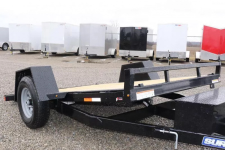 New 2025 Sure-Trac 78"x12 7.8K Tilt Bed Equipment Trailer