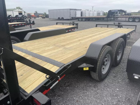 New 2025 Sure-Trac 7x18 14K Equipment Trailer