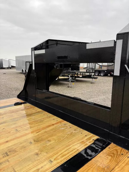 New 2025 Sure-Trac 8.5x20+5 Heavy Duty Low Profile Gooseneck Beavertail Deckover Trailer 15K