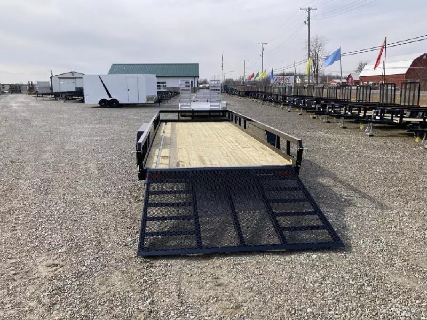 New 2025 Sure-Trac 7x20 10K Tube Top Utility Trailer