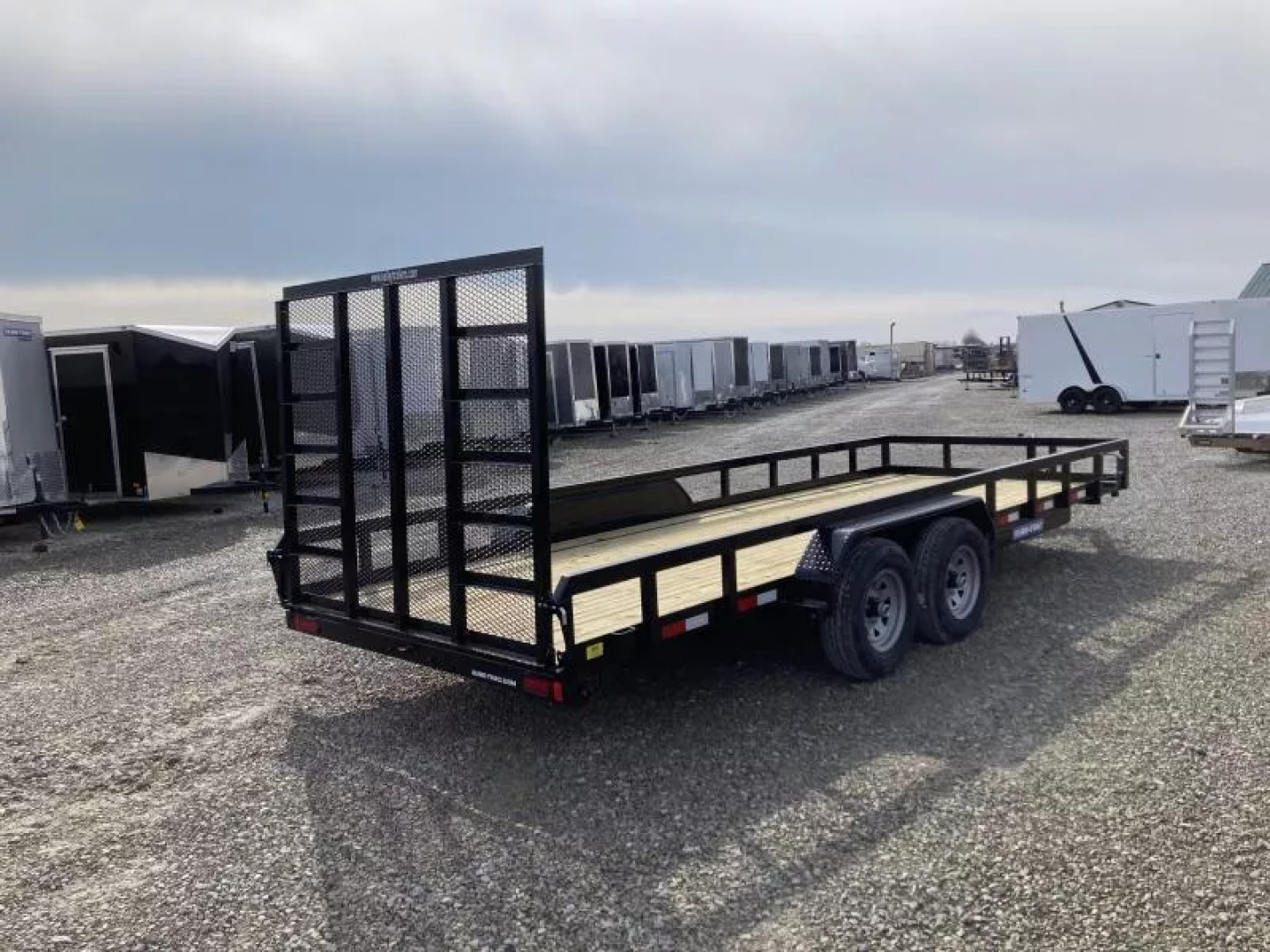 New 2025 Sure-Trac 7x20 10K Tube Top Utility Trailer