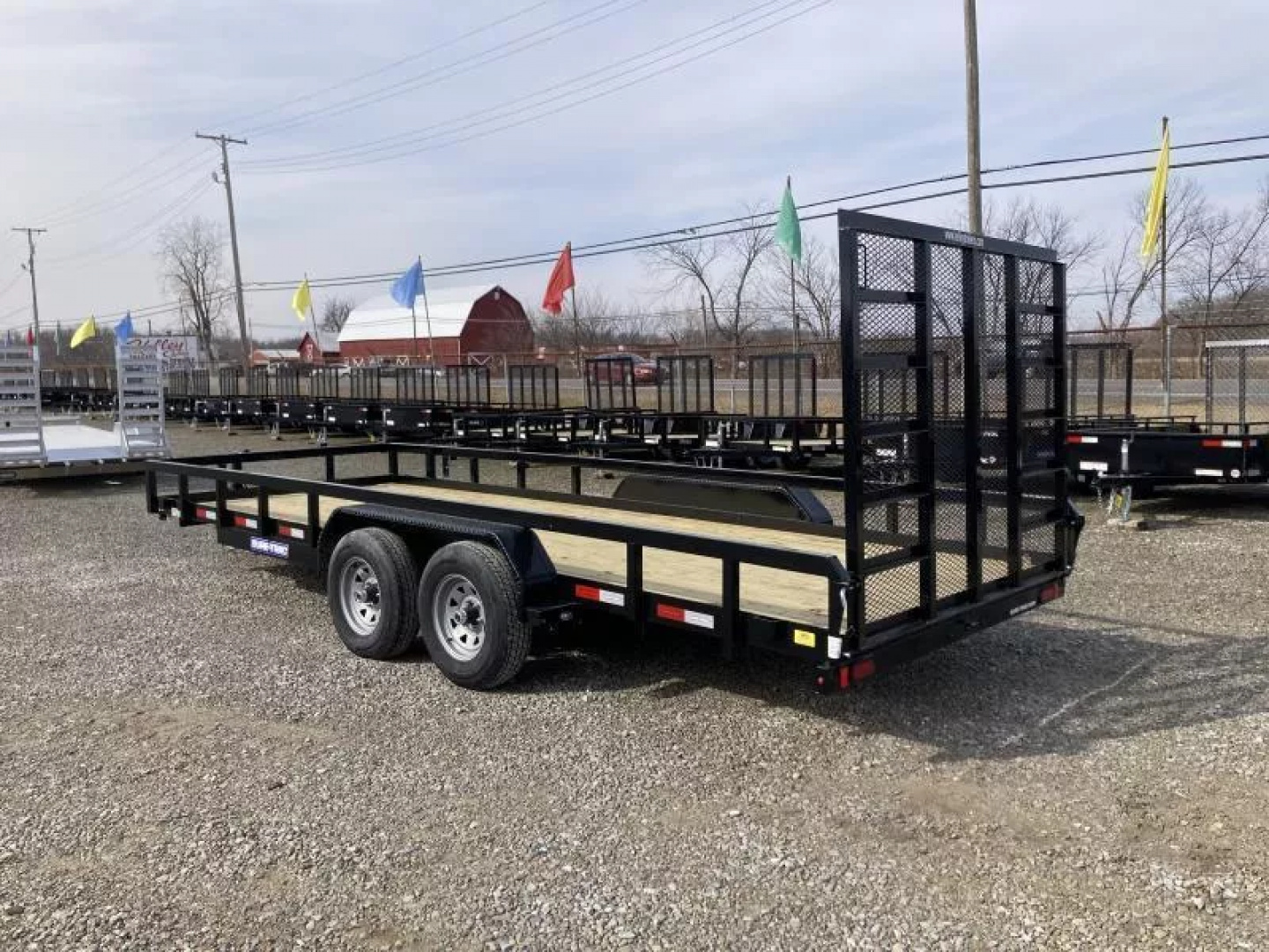 New 2025 Sure-Trac 7x20 10K Tube Top Utility Trailer