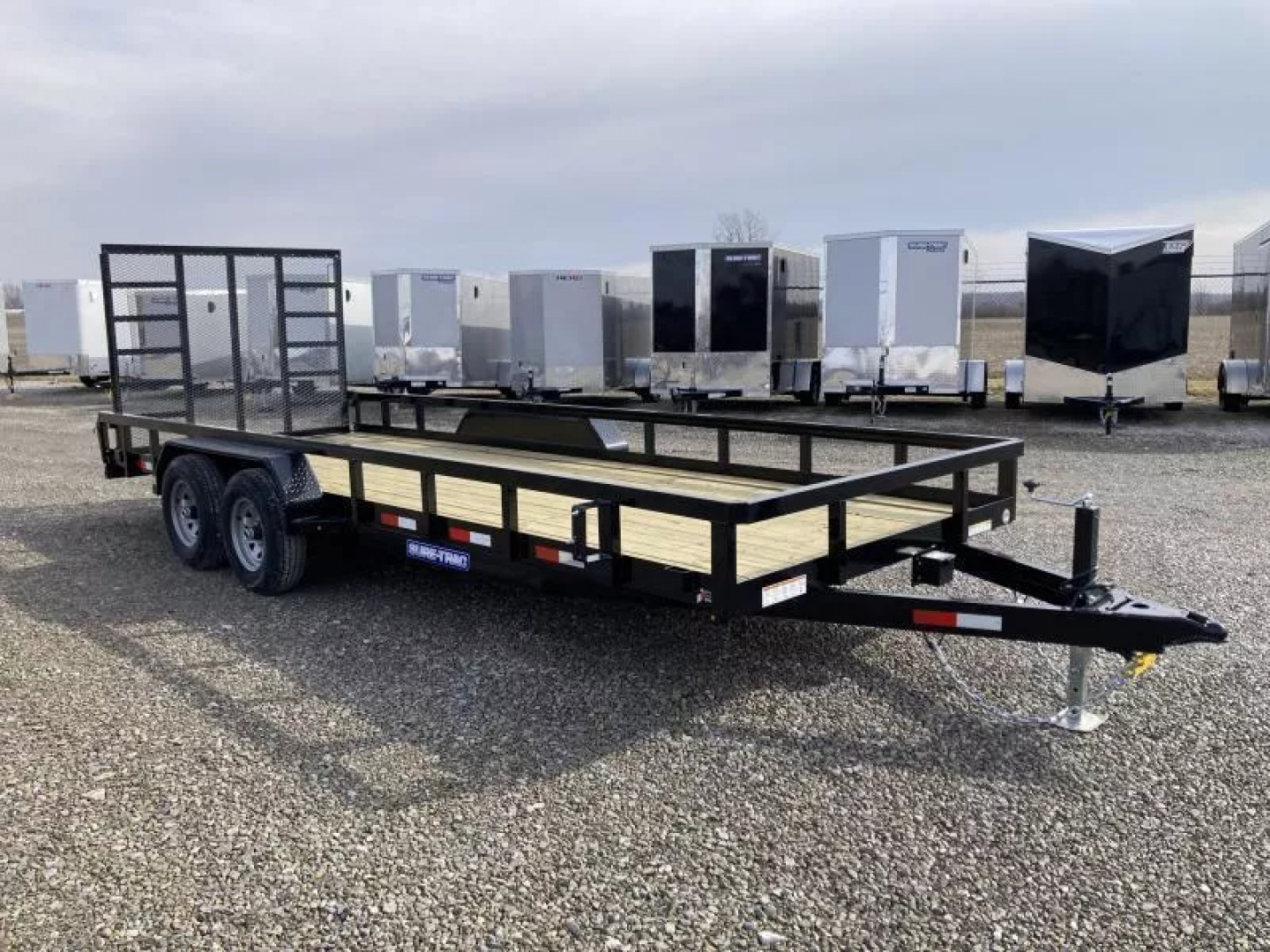 New 2025 Sure-Trac 7x20 10K Tube Top Utility Trailer