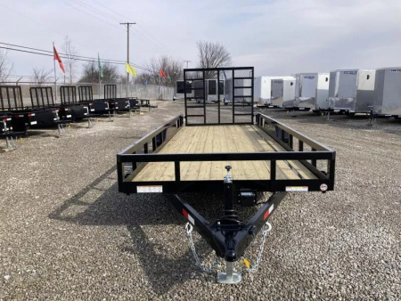 New 2025 Sure-Trac 7x20 10K Tube Top Utility Trailer