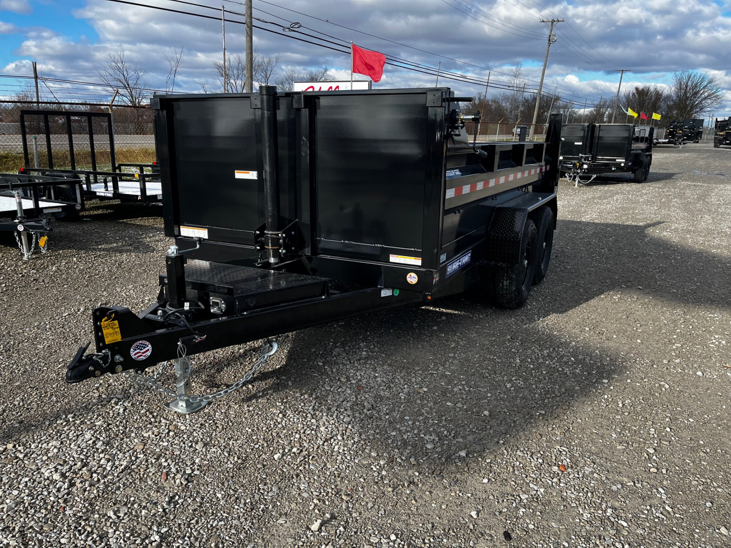 New 2026 Sure-Trac 82 x12 12K Telescopic Dump Trailer