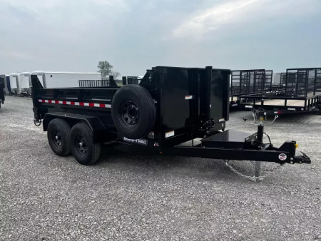 New 2025 Sure-Trac 82"x12 12K Telescopic Dump Trailer