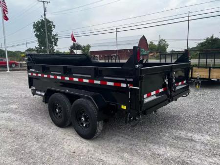 New 2025 Sure-Trac 82"x12 12K Telescopic Dump Trailer