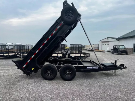 New 2025 Sure-Trac 82"x12 12K Telescopic Dump Trailer