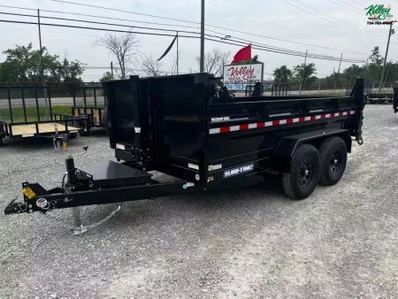 New 2025 Sure-Trac 82 x12 12K Telescopic Dump Trailer
