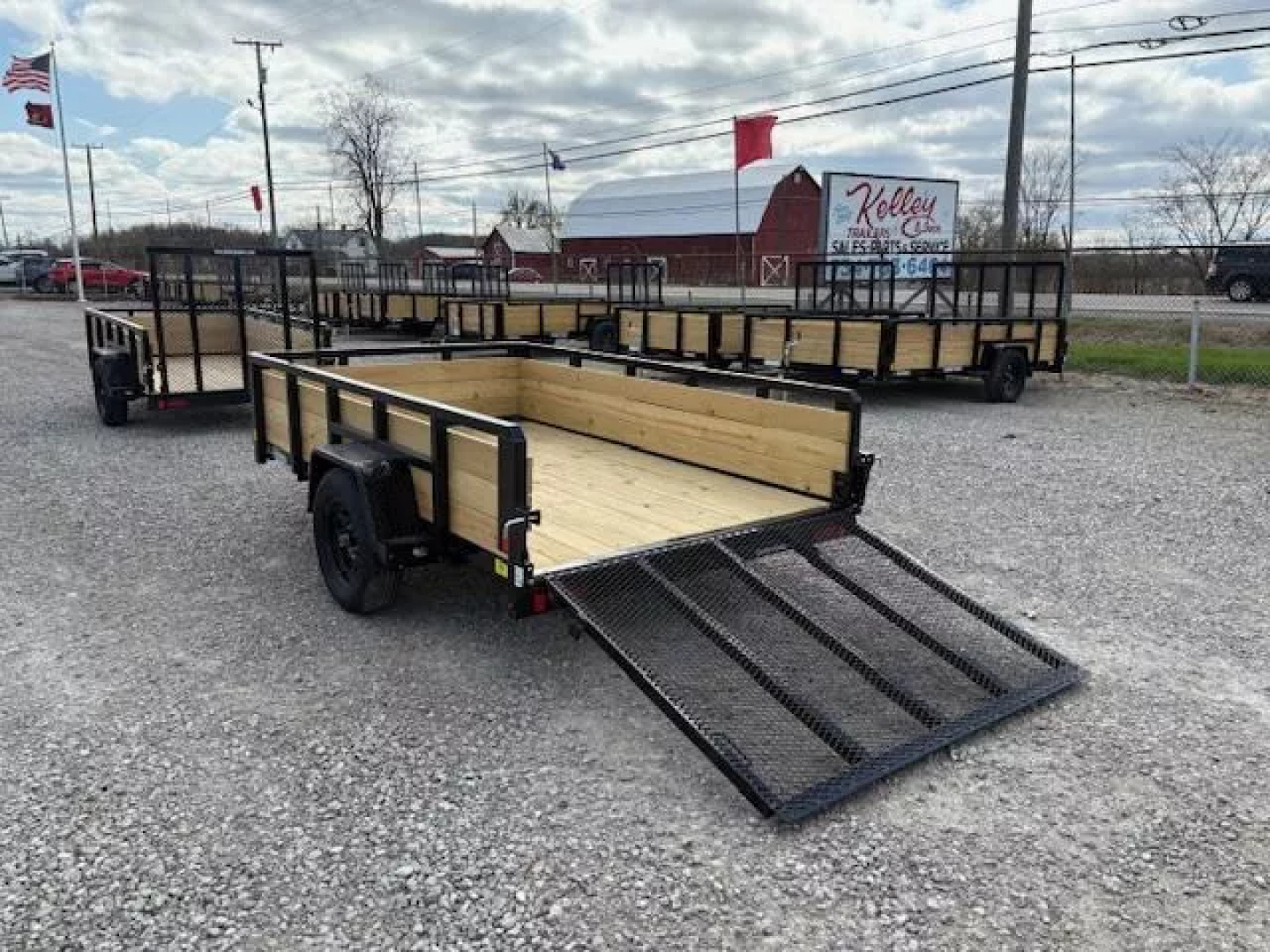 New 2025 Sure-Trac 6 x 10 Tube Top 3-Board Trailer  3K Idler