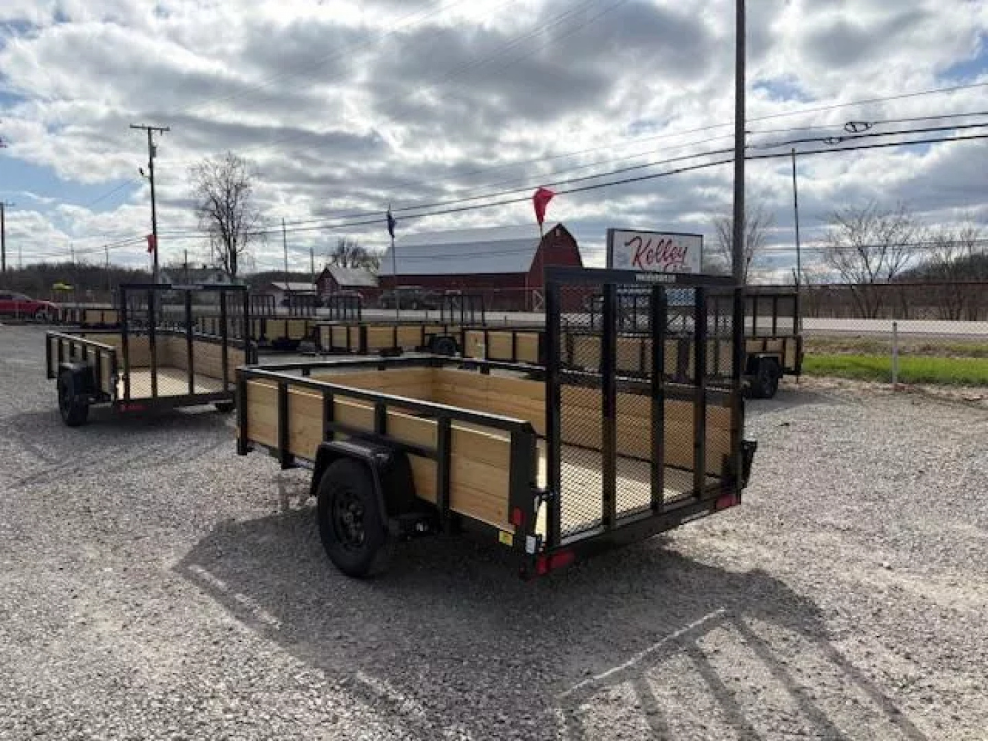 New 2025 Sure-Trac 6 x 10 Tube Top 3-Board Trailer  3K Idler