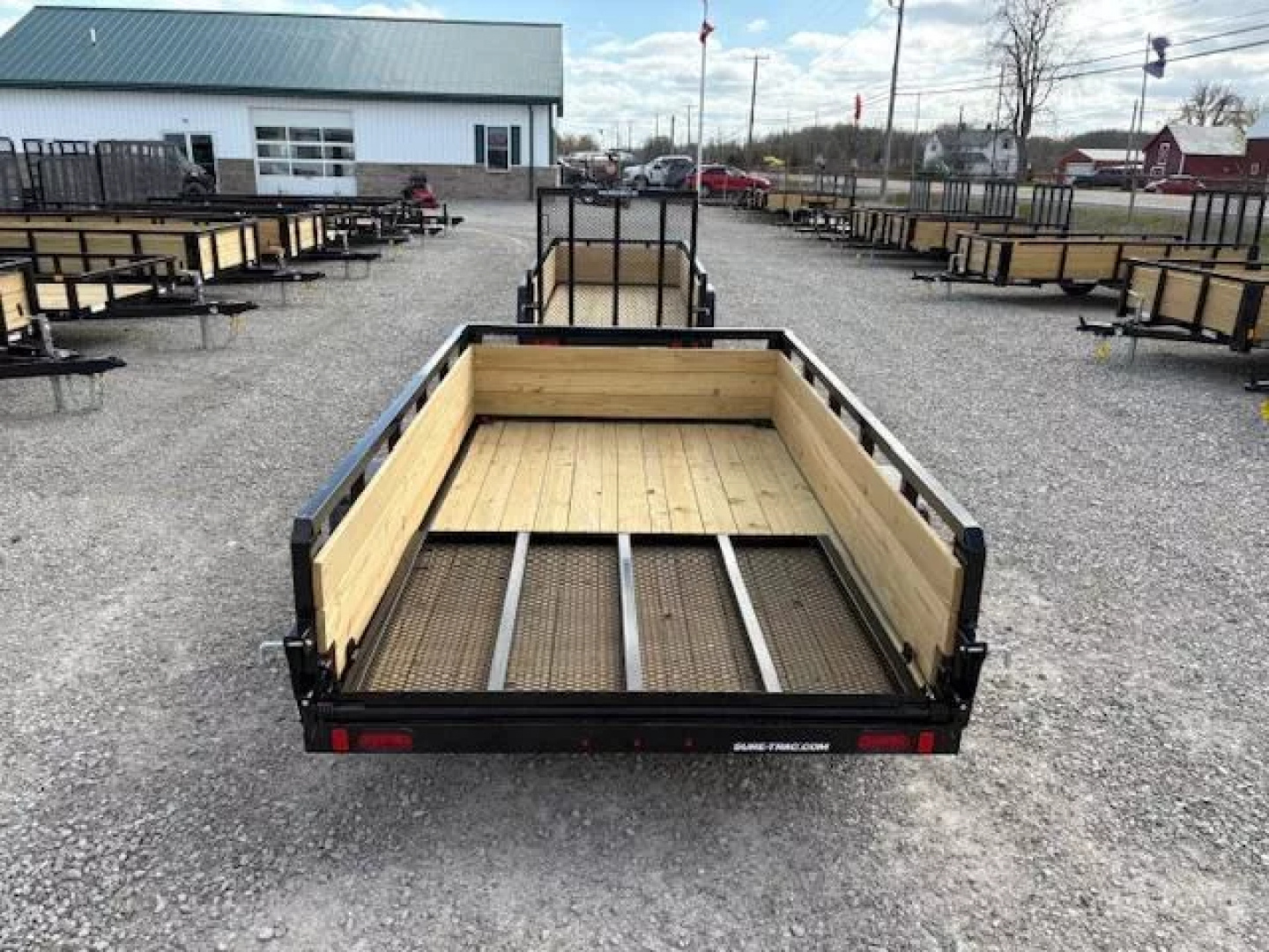 New 2025 Sure-Trac 6 x 10 Tube Top 3-Board Trailer  3K Idler