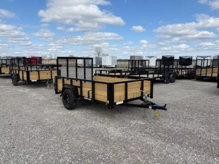 New 2025 Sure-Trac 6 x 10 Tube Top 3-Board Trailer  3K Idler