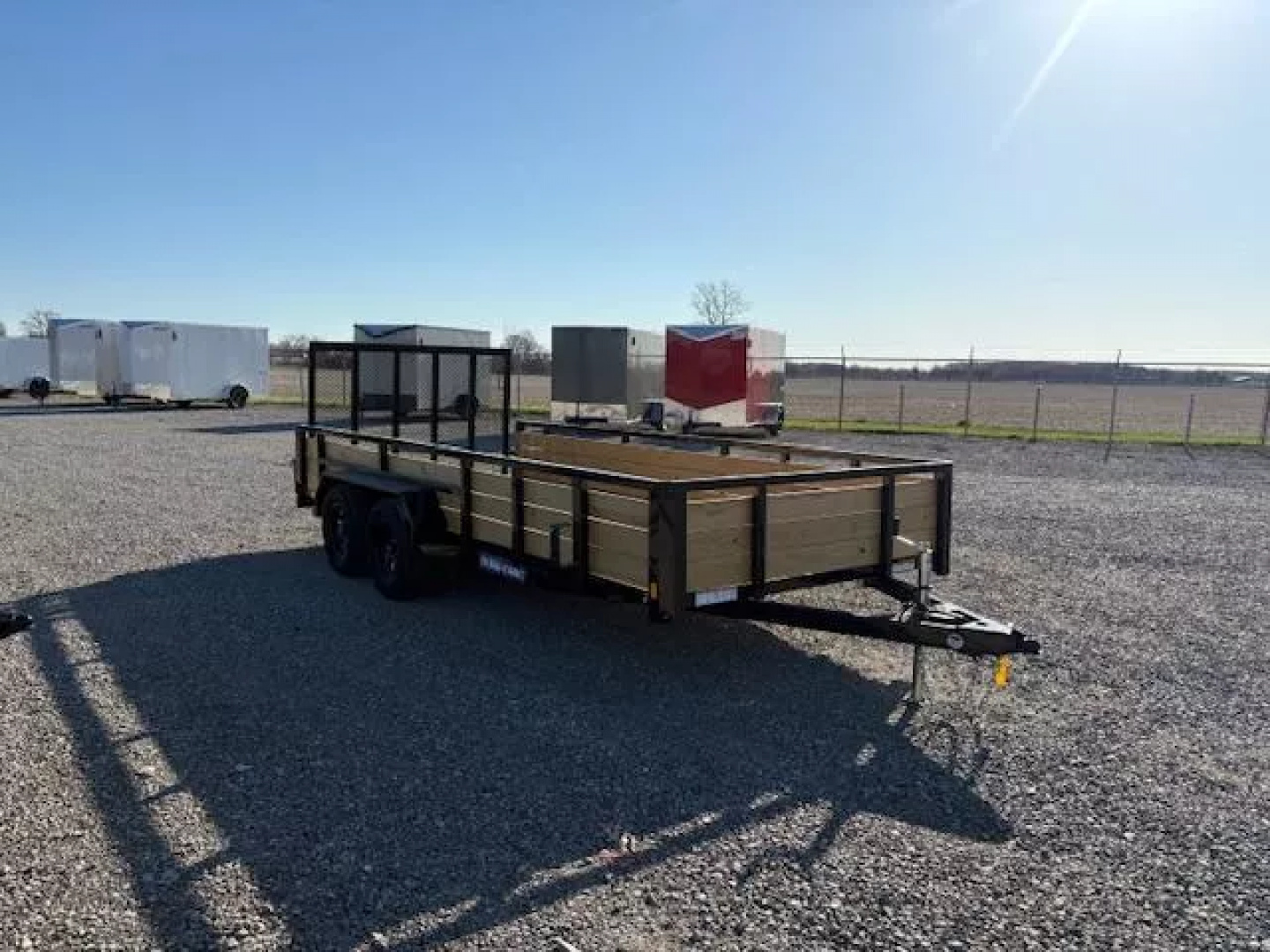 New 2025 Sure-Trac 7x16 7K 3-Board Utility Trailer