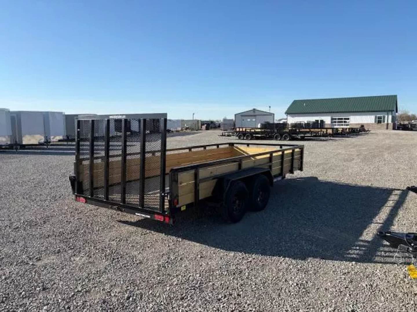 New 2025 Sure-Trac 7x16 7K 3-Board Utility Trailer