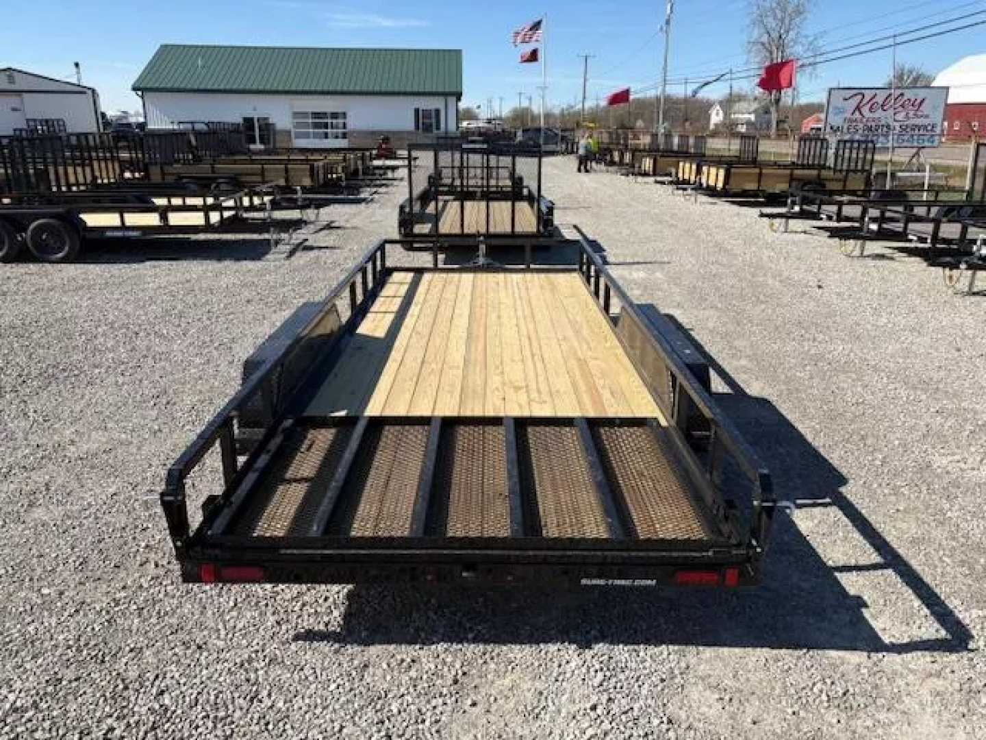 New 2025 Sure-Trac 7x18 7K Tube Top Utility Trailer