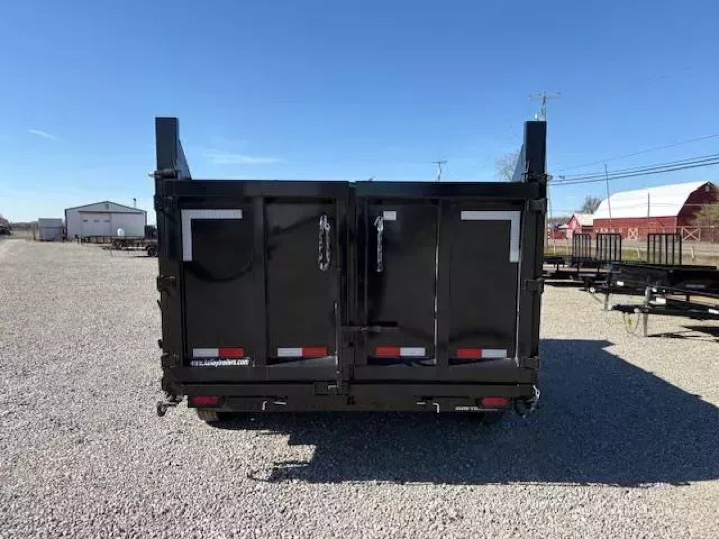 New 2025 Sure-Trac 82"x14 HD Low Profile Dump Trailer w/ 4 Ft. Sides  14K Telescopic