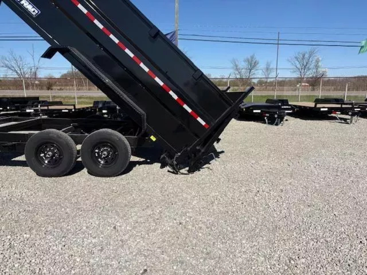 New 2025 Sure-Trac 82"x14 HD Low Profile Dump Trailer w/ 4 Ft. Sides  14K Telescopic