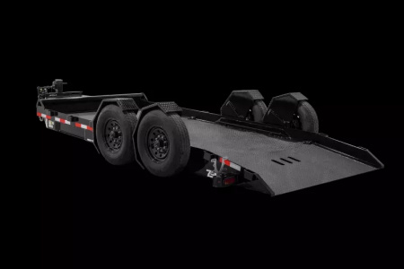 New 2025 Sure-Trac 7x14 15.4K Pro Series Drop Deck Equipment Trailer