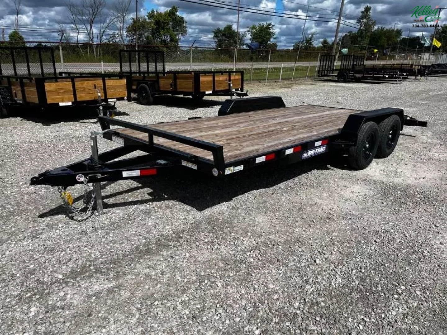 New 2025 Sure-Trac 7 x 18 (16+2) C-Channel Car Hauler Trailer  7K