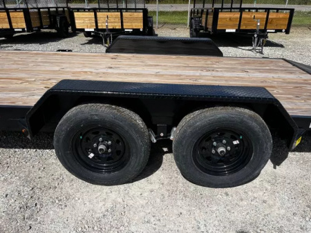 New 2025 Sure-Trac 7 x 18 (16+2) C-Channel Car Hauler Trailer  7K