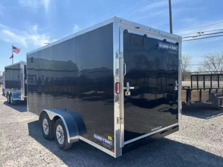 New 2025 Sure-Trac 7 x 16 Pro Series Enclosed Wedge Cargo Trailer 7K