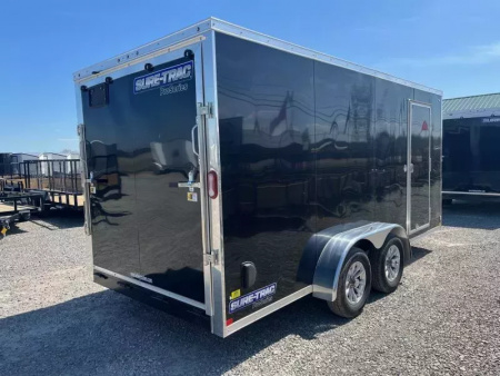 New 2025 Sure-Trac 7 x 16 Pro Series Enclosed Wedge Cargo Trailer 7K